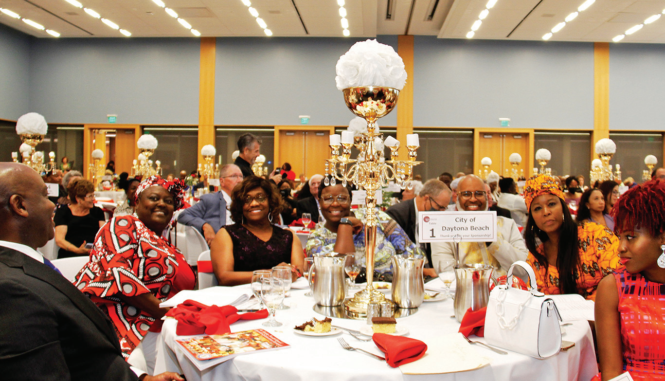 The City of Daytona Beach’s leadership enjoy the festivities.
